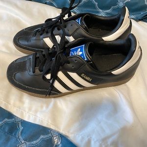 Black adidas shoes